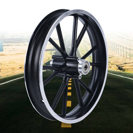 Fichiouy 2.50-10 Aluminum Rear Wheel Rim Hub for 49-70cc Off Road Motorcycle Electric Scooter Dirt Bike