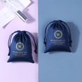 thumbnail image 4 of Bolsa de gamuza con logotipo personalizado y cordón para guardar joyas, decoración para bodas, fiestas de Navidad, pestañas y maquillaje, 4 of 4