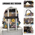 thumbnail image 3 of FORMRS Mini Backpack Purse for Women Travel Daypack Casual Shoulder Bag, Beige Flowers, 3 of 7
