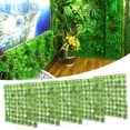 thumbnail image 1 of Simulation Grass Lawn, Artificial Plant Panel, Durable Washable Well-Designed Structure 5Pcs/Set For Aquarium Decoration Patio, Porch, Wooden Fencing, 1 of 8