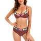 thumbnail image 1 of Conjunto de Bikini a la moda para mujer, traje de baño de dos piezas con estampado, para verano qym unisex, 1 of 2