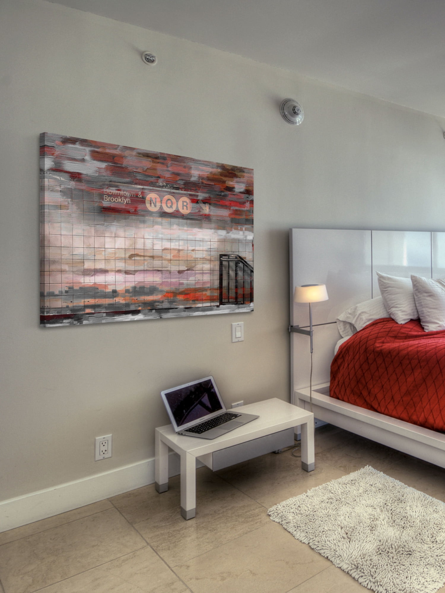 "Downtown & Brooklyn" Print on Canvas
