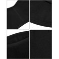 thumbnail image 3 of Unisex mujeres hombres calentador de oídos diademas de invierno polar térmico esquí orejeras estiramiento Spandex accesorios para bandas para el cabello (negro), 3 of 5