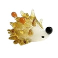thumbnail image 2 of Hand Blown Hedgehog Figurine Mini Glass Animal Sculpture Collectible Gift for Home Bedroom Tabletop Decor, 2 of 8