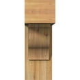 thumbnail image 2 of Ekena Millwork 8"W x 22"D x 22"H Funston Block Rough Sawn Bracket w/ Offset Brace, Western Red Cedar, 2 of 25