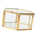 thumbnail image 1 of Macetas terrario geométricas, contenedor, jardinera, caja de almacenamiento, hecha de vidrio y 125 x 125 x 6 cm, 1 of 9