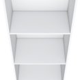 thumbnail image 3 of 47" Three-Tier White Ladder Bookcase / Easy to Assemble for Office Setup, 3 of 4