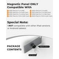 thumbnail image 3 of Magnetic Mounting Panel for iPad Pro 11/Air 11 M2/M3, Aluminum Alloy Panel for 17mm Ball Head, Compatibility Various Tablet Stand Panel, 3 of 5