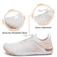 thumbnail image 6 of Stepedia Women's Wide Toe Box Barefoot Water Shoes Quick Dry Athletic Hiking Shoes, White 10.5 Wide, 6 of 7