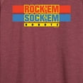 thumbnail image 3 of Rock 'Em Sock 'Em Robots - Rock Sock Em Logo - Women's Lightweight French Terry Long Sleeve Shirt, 3 of 5
