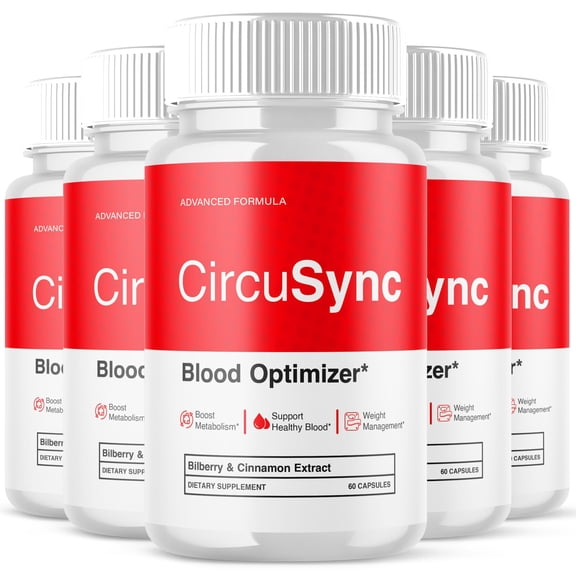 CircuSync Blood Balance Support Pills Advanced Formula Vitamin Supplement Circu Sync 300 Capsules