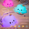 thumbnail image 5 of Regalo creativo para la mesita de noche, compañero de alimentación, luz de noche para dormir, lámpara de silicona colorida, regalo de cumpleaños creativo para niñas y niños, 5 of 5