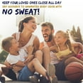 thumbnail image 5 of NO SWEAT! Ultra Long Lasting Sweat and Body Odor Protection, 98% Natural Ingredients, Hypoallergenic & Clinically Tested, Alcohol-Free & Fabric Safe, 20x Longer Duration, Created from Science (20mL), 5 of 7