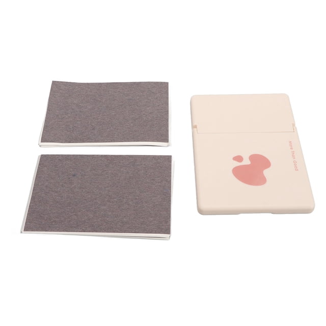 Papel secante de aceite ANGGREK Hoja absorbente con espejo