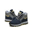 thumbnail image 6 of GENILU Men Comfort Anti-smash Work Shoes Heavy Duty Working Steel Toe Safety Boot Plush Lining Blue 8, 6 of 9