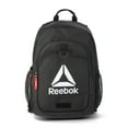 thumbnail image 2 of Reebok Unisex Kids' Charlie 17" Laptop Backpack with Lunch Box, 2-Piece Set, Black, 2 of 6
