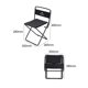 thumbnail image 4 of Silla exterior Sillas plegables al aire libre Taburete portátil para acampar Mochila ligera Silla 600D Tela Oxford 75 kg Cojinete de carga para pesca Playa Camping Uso familiar Abanopi Silla exterior, 4 of 7