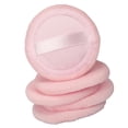 thumbnail image 6 of Lots 5 Round Flocking Round Blush Face Applicator Puff Blender Pink, 6 of 8