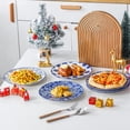 thumbnail image 2 of Cerkik Ceramic Salad Plates Set - 8.5 Inch / 21.5 cm Round Dessert Dishes for Dinner Pasta Appetizer Sandwich - Scratch Resistant Porcelain, 2 of 9