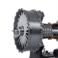 thumbnail image 6 of TR900 Turbofan Engine Model Aircraft Engine Kit Turbojet Engine Model Supercharged Aircraft Engine Replica, 6 of 6