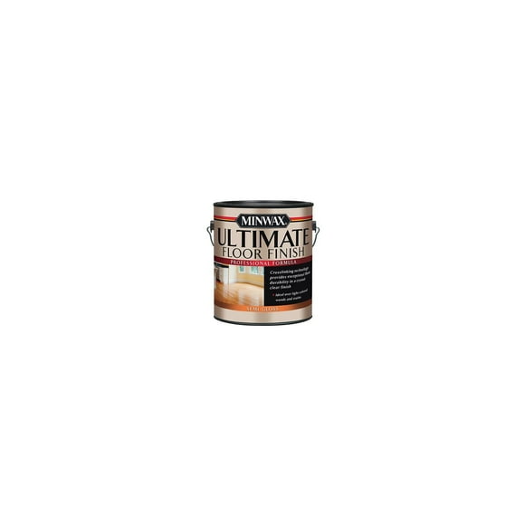 Minwax Semi-Gloss Clear Water-Based Ultimate Floor Finish 1 gal