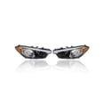 thumbnail image 1 of Headlight Assembly - Compatible/Replacement for '14-16 Kia Forte/Koup/5 LX-Only - Halogen Without LED Daytime Running Lamp - Pair, Left Driver + Right Passenger Set - 92102A7200, 92101A7200 - CAPA, 1 of 2