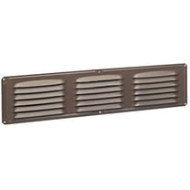 Air Vent 4 in. H x 16 in. L Brown Aluminum Undereave Vent - Total Qty: 24
