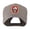 Grey, variant on Halloween Skull with Flames Embroidered Cap - Grey OSFM