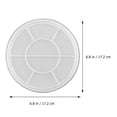 thumbnail image 3 of MasteelfCA 1 Pce Moule Rond en Époxy Cristal Plateau de Rangement Moule de Moulage Cadeau DIY, 3 of 7