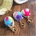 thumbnail image 4 of Bangcool Keychain Pendant Creative Faux Flower DIY Key Ring Pendant with Pearl Chain, 4 of 6