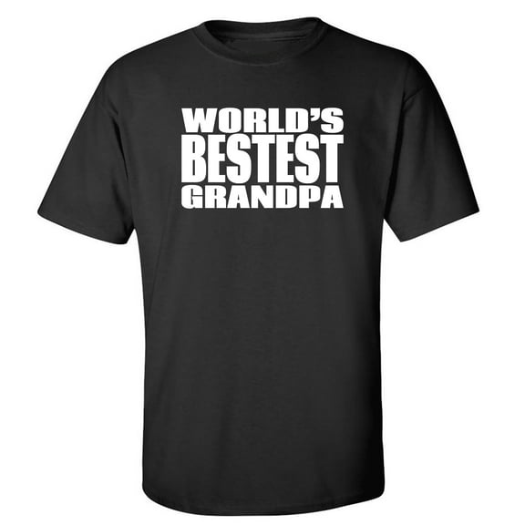 World's Bestest Grandpa Adult Short Sleeve T-shirt