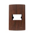 thumbnail image 1 of Placa Scudetto Decore Caoba Iusa de 1 Ventana, 1 of 2