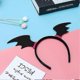 thumbnail image 5 of Bat Wings Headband, Cloth Hair Band Bat Dress Up Wings Headband Halloween Party Cosplay Costume, 5 of 5