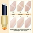 thumbnail image 5 of Color-Changing Foundation Stick, 2-in-1 Dual Head Cover Cream with Brush, Medium to Full Coverage Dewy Finish, Hydrating Lightweight, Blur Pores Even Skin Tone for All Skin Types, 5 of 7