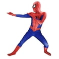 thumbnail image 2 of Disfraz de Halloween para adultos y niños, traje de Peter Parker, Spiderman, Miles Morales Into The Verse, superhéroe, Zentai, hombre Fivean unisex, 2 of 2