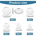 thumbnail image 2 of 250pcs 5 Size Mirror Tiles Mini Acrylic Round Mirror Self-Adhesive Circle Craft Mirror Tiles for Home Decoration Jewelry Making DIY Projects Supplies 5.5/7.5/9.5/11.5/14.5mm, 2 of 5