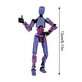 thumbnail image 3 of Lucky Robot 13 Action Figure, 3d Printed T13 Multi-Jointed Movable Robot, T 13 Lucky Robo Dummy Nova 13 Action Figures-High Quality, 3 of 7