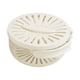 thumbnail image 5 of Colador de alimentos para cocina, cuenco con asa, portátil, con tapa para nevera Blanco, 5 of 9