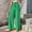 Green, variant on Women's Pants Solid Elastic Waist Trouser Pant High Waist Wide Leg Regular Fit Palazzo Pants With Pocket Fall Work Clothes for Women Womens Pants Suit Casual Work All Day Wear Women Yoga Pants Harem