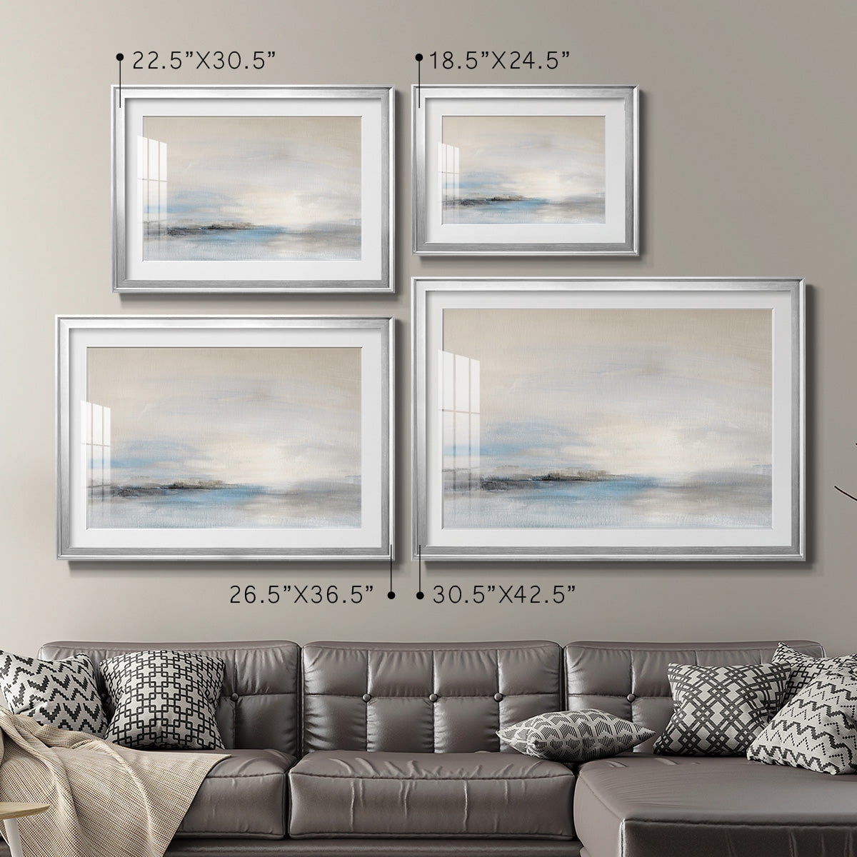 Soft Distance Premium Framed Print - Ready to Hang