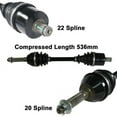 thumbnail image 2 of 2006 07 for Polaris Sportsman 450 ArmorTech HD Front Left or Right CV Axle Stock, 2 of 2
