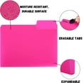 thumbnail image 2 of Mr. Pen- Poly File Folders, 1/3 Cut Tab, 6 Pack, Assorted Colors, 2 of 9