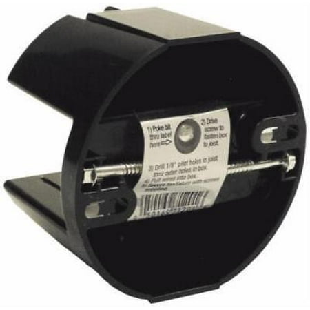fan box saddle ceiling fixture 2pk metallic non round