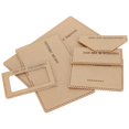 thumbnail image 4 of Leather Templates, Short Wallet Transparent And Clear 6pcs Acrylic Leather Pattern  For DIY Leather Crafts For Wallet, 4 of 8