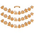 thumbnail image 1 of Guirnalda de pan de jengibre con decoraciones colgantes navideñas ZBYQDHO, 1 of 6