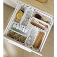 thumbnail image 4 of Contenedor de Almacenamiento Pequeño, Apilable, Duradero, Multiusos, Blanco, Plástico, 8 Unidades, Ideal para Cocina, Baño y Oficina en Casa, 4 of 9
