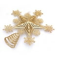 thumbnail image 3 of Niusricy Christmas Tree Topper Gorgeous Star Snowflake Treetop Decoration Holiday Supplies for Home, Office, Party, 3 of 5