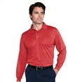 thumbnail image 1 of Monterey Club Men's Solid Long Sleeve Golf Polo Shirt #1271, 1 of 2