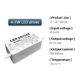 thumbnail image 2 of LED Driver LED Isolation Driver Power Supply High Power LED Driver 300mA, 1-3W, 4-7W, 8-12W, 12-18W, 18-25W, 25-36W LED Transfor ,Easy to Operate, 2 of 6