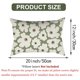 thumbnail image 2 of Juego de 4 fundas de almohada con estampado de flores de 12 x 20, diseño geométrico abstracto nórdico verde, decoración para sofá cama o sala de estar, 2 of 5